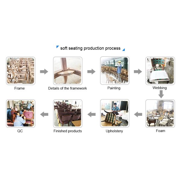 home furniture Dining Chair in Bule Channel Tufted Velvet fabric back with 4 metal golden brass leg