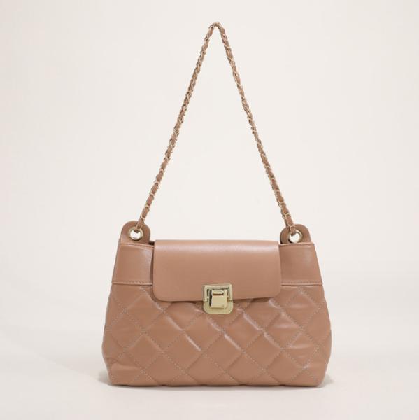 Diamond Grid Women Shoulder Bag Small Fragrant Style Chain Bag
