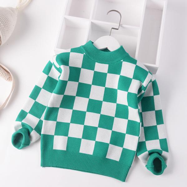 Factory Oem Winter Babysweaters Cotton Modern Chunky Knit Mum Matching Baby Kids Girls Pullover Toddler Knitted Sweater