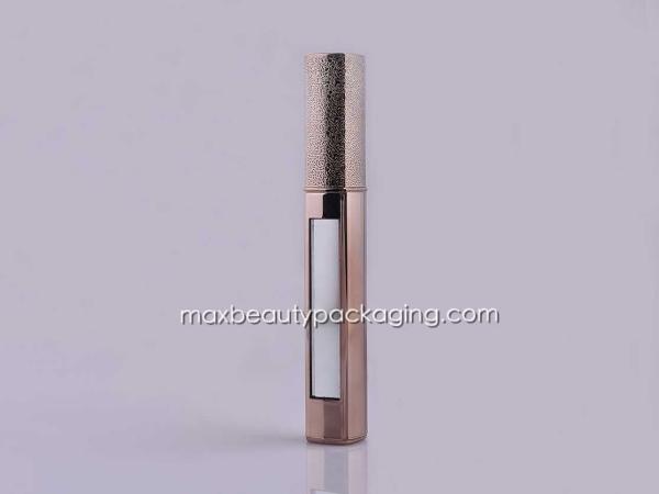 cosmetic packaging plastic lip gloss tube liquid lipstick tube AS PETG PCTA PMMA tube