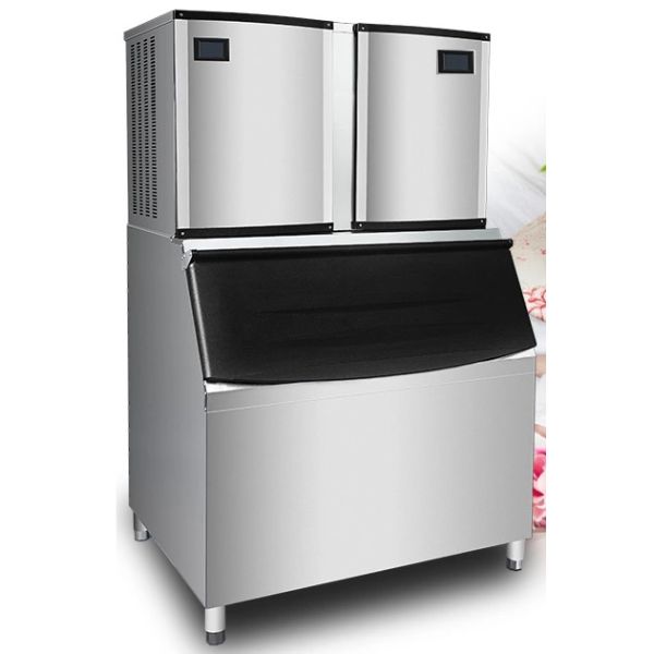 нержавеющая сталь делая машины льда хранения 18kg коммерчески для ресторана/магазина/гостиницы