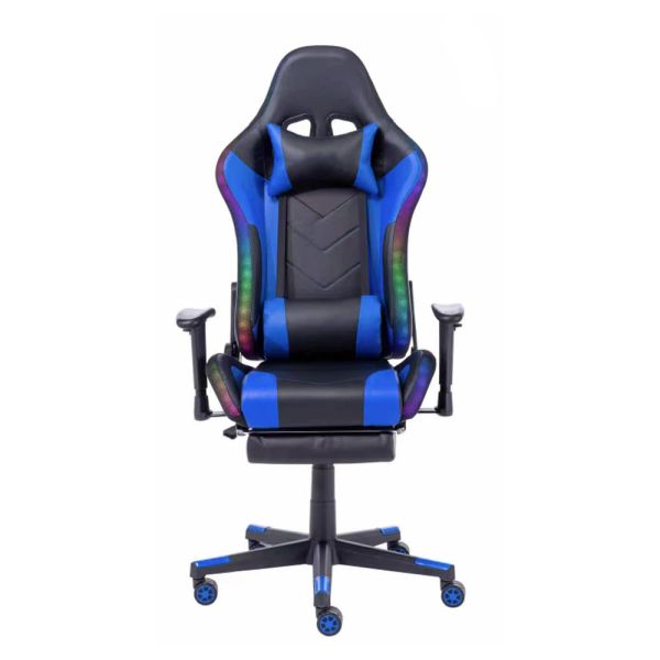 Adjustable Armrest Swivel Gaming Chair with Custom Embroidery Logo and Revolving Base