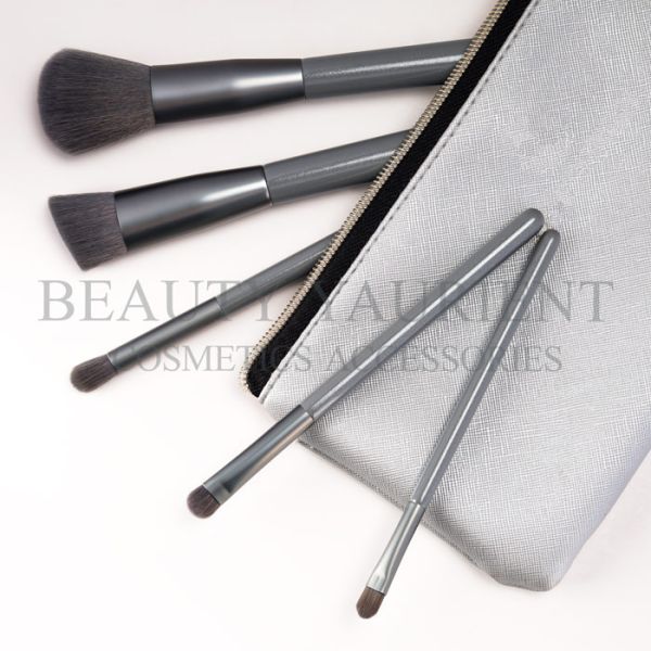5 Piece Makeup Brush Set Eye And Face Brush Set Cruelty Free SA8000 Certified