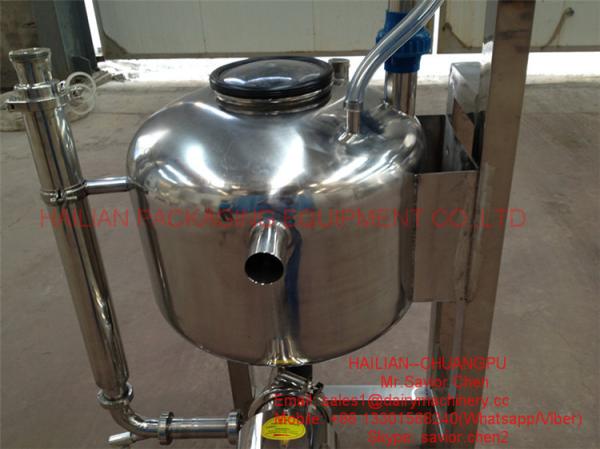 groupe en arête de poisson de récepteur de conteneur à remplir de salon de traite 80L