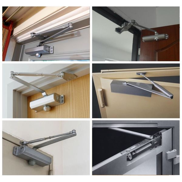 45-65кг Максимальный вес двери безопасное применение Авто Сдвижное дверное закрывающее устройство в алюминиевом сплаве