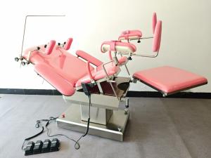 Premium Electric Gynecological Table With Foot Pedal Full-Function Back Seat &
