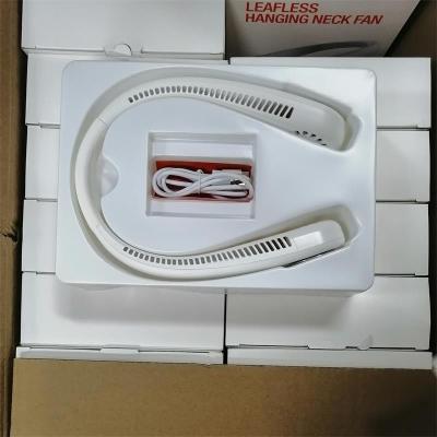 O agregado familiar entrega a pescoço livre do fã 35db do pescoço o fã de esportes Wearable