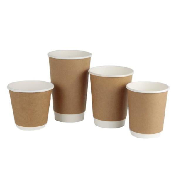 カスタム ロゴ プリント 二重層 生物分解性 紙 カップ コーヒー用 単回 カップ