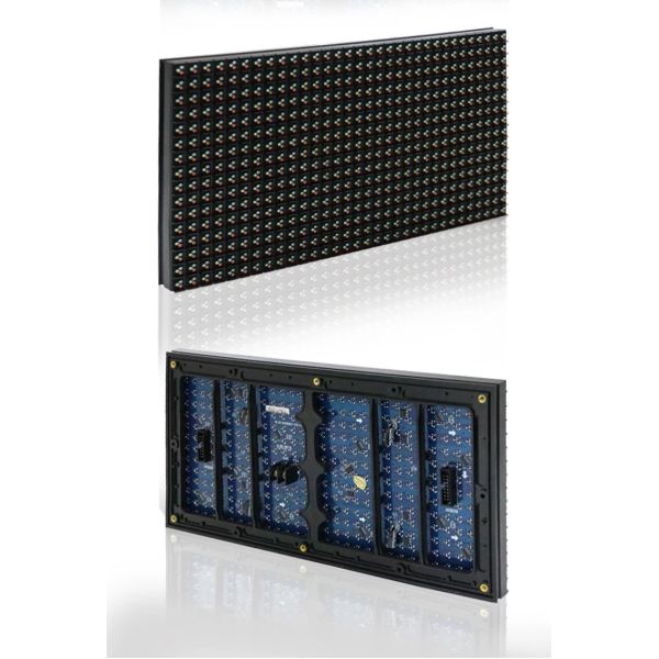 120° Viewing Angle Full Color LED Display Board P10 DIP346 Epistar Chip 300-750w