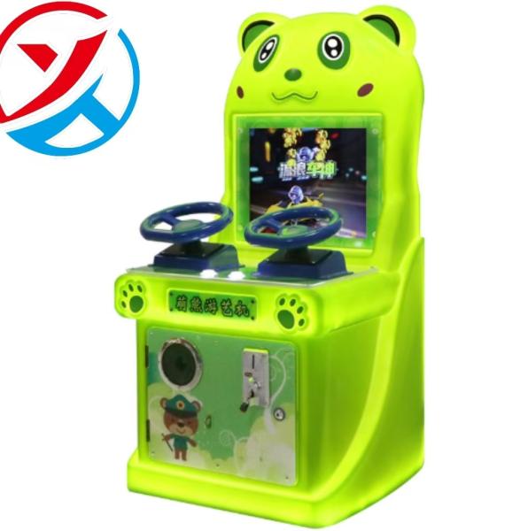 El amor de los monedas de la máquina de juego de carreras para niños