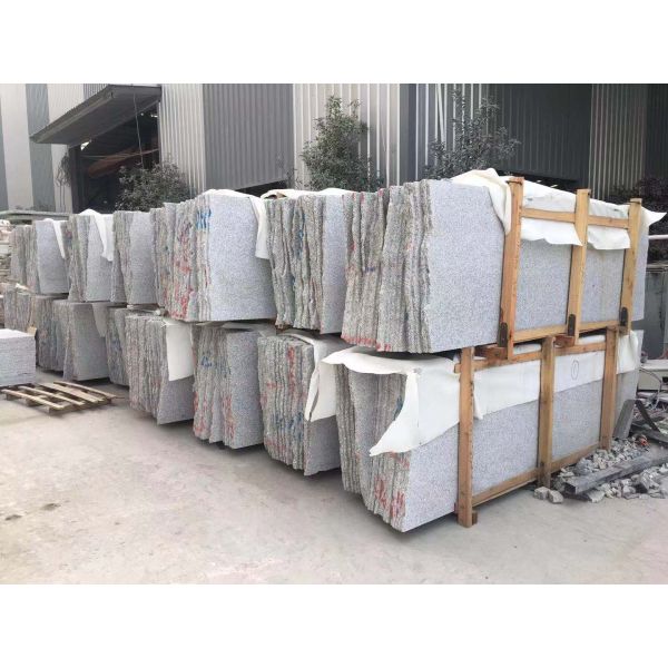 Light Grey Granite Stone Floor Tiles G602 padang Slab Tile stair 60 X 60 X 2cm