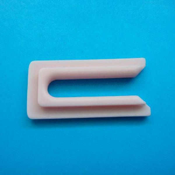 Diamond Polished Ceramic Wire Guides Components Pink Color Durable