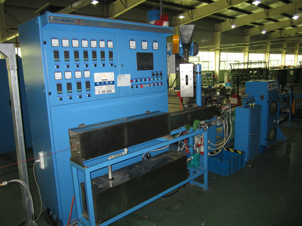 Photovoltaic 50 Cable Extrusion Line Non - Halogen Flame Resistant