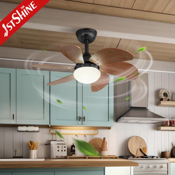 1stshine/OEM Logotipo 6 lâmpadas Kit de luz LED Residencial BLDC ventilador de teto com 2-