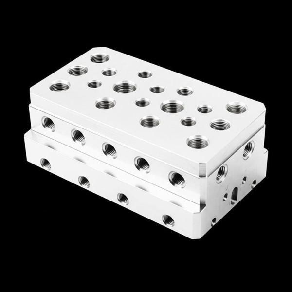 Bloque de manifold hidráulico CNC de precisión para perforación en alta mar
