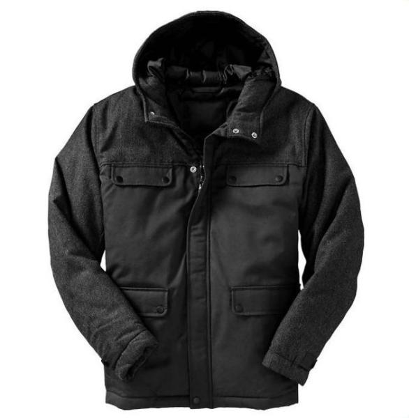 Thick Casual Velvet Hooded Anorak Jacket For Winter Comfortable OEM Service