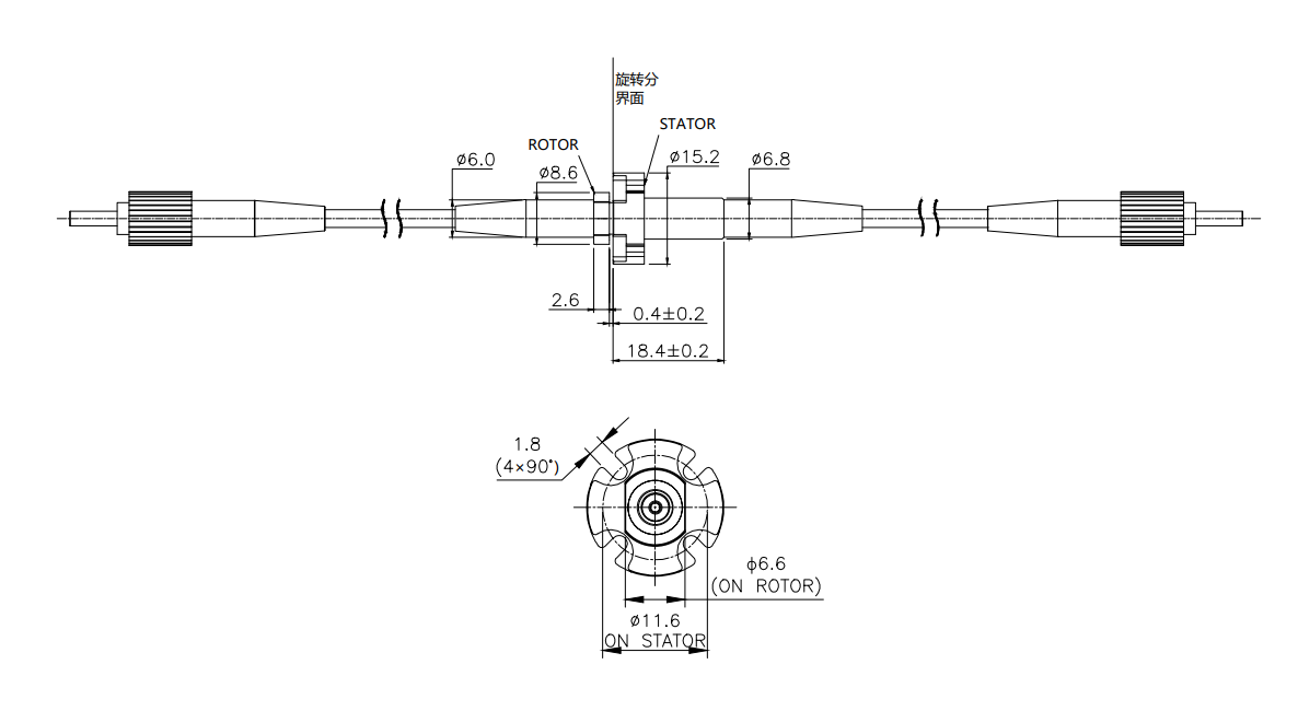 650nm-1650nm Fiber Slip Ring Single Channel Robotic Slip Ring Производители