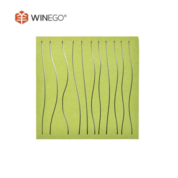Engraving Wall Polyester Acoustic Panels , Polyester Fiber Acoustic Board OEM ODM