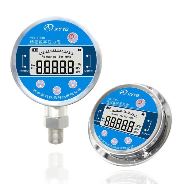 Digital Pressure Gauge 0.1% High Accuracy 4-20mA Output & Relay Control IP65 Waterproof for Hydraulic Pneumatic System