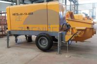 O reboque montou a alta velocidade diesel da bomba concreta 40 modelo da capacidade Hbt40 do ³ de M/H