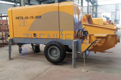 O reboque montou a alta velocidade diesel da bomba concreta 40 modelo da capacidade Hbt40 do ³ de M/H