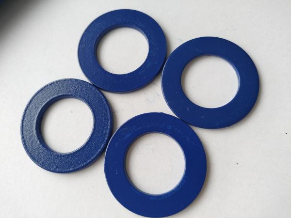 Carbon Steel Plain Washer PTFE Coated in Blue with Grade 4.8-12.9 and ISO/ASME/DIN/JIS/GB Standard
