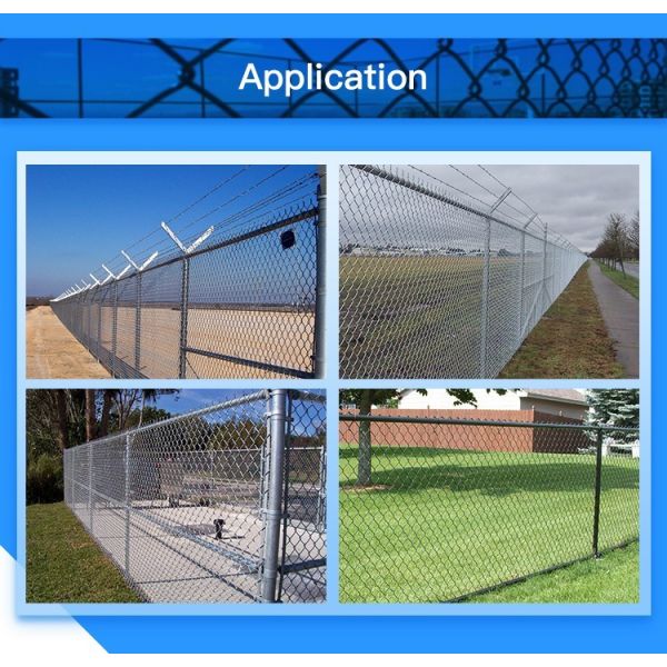 Twist Edge 2.5mm Steel Chain Link Fencing With Hot Dipped Galvanized