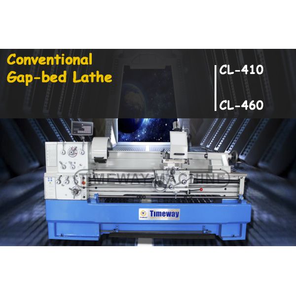 Metal Turning 410mm Swing Horizontal Lathe Machine Tool at with and 0.01mm Roundness