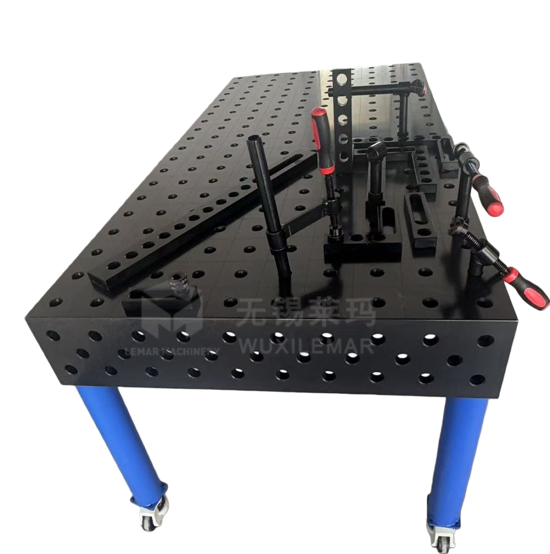 2000MM Welding Fixture Table Anti Deformation Base Heavy Welds Flat Welding Table