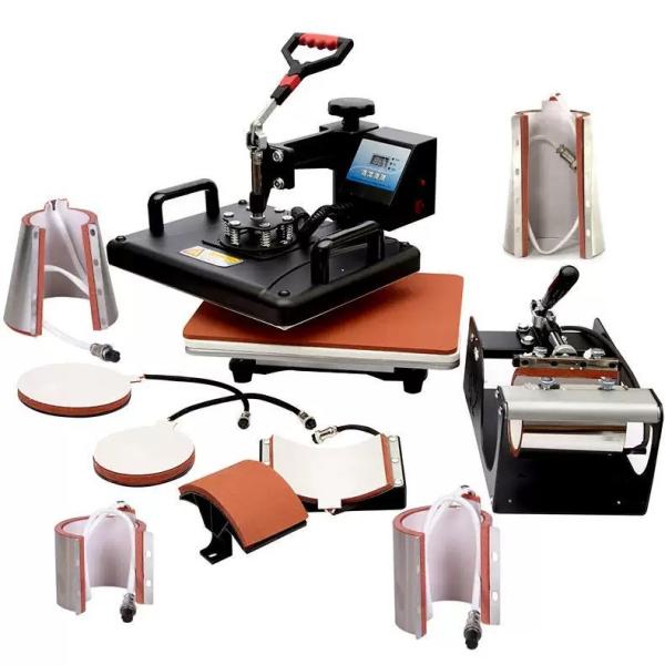 Machines de presse à chaleur combinées multifonctionnelles pour l'impression de produits par sublimation