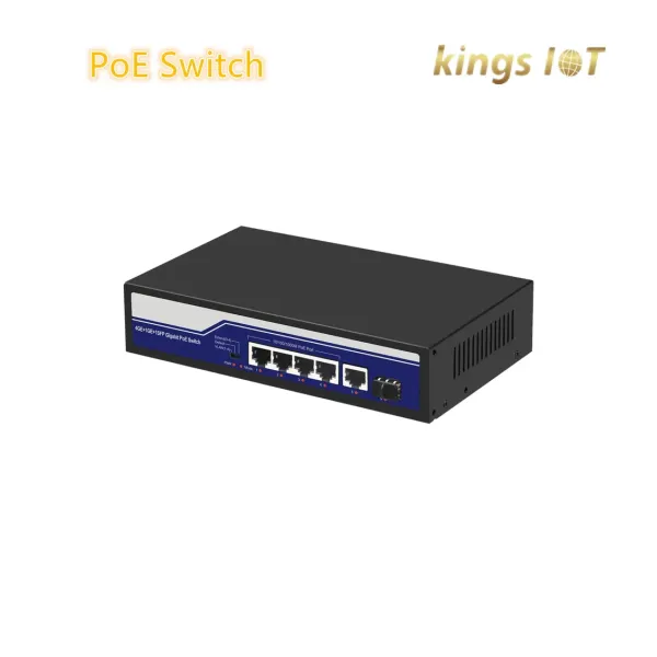 48V Poe Standard 4 Ports Gigabit Poe Switch, 65W Poe Power