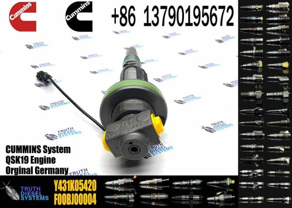 NINE Marca 100% probado inyector de tren común Y431K05420 inyector de combustible Y 431 K05 420
