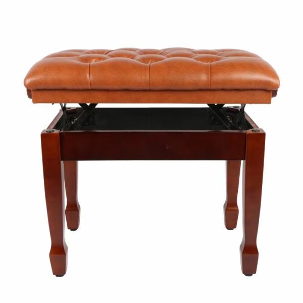China Factory Wholesale Modern Wood Piano Bench Single Keyboard Piano Stool Bench with Book Storage S80constansa brand