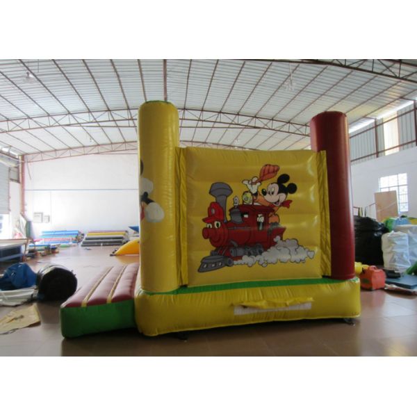 Casa inflable de tamaño pequeño para saltar de mickey, gorila inflable de PVC para jardín de infancia, inflable de tamaño pequeño