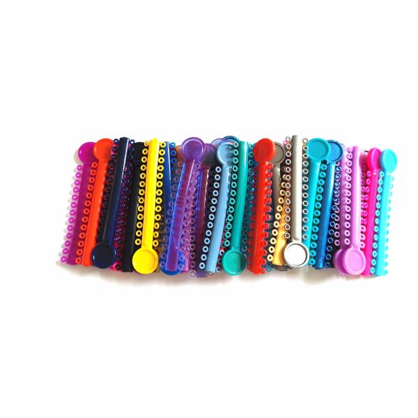 ISO Standard Colorful Elastics Ligature Rings for Comfortable Orthodontic Treatment