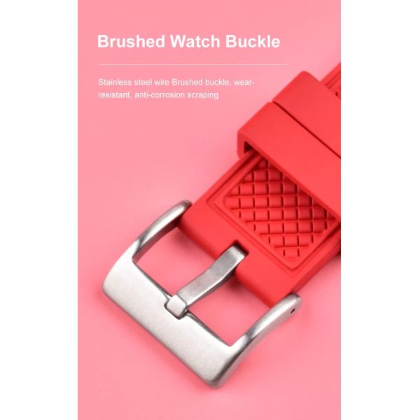Mesh-textured Convex FKM Rubber Strap · Carnivorous Plant Style | OEM/ODM - SHX