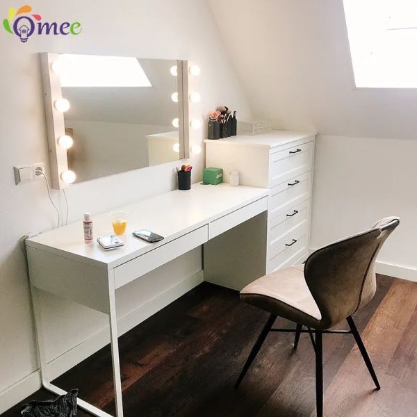 Bathroom Decor Mirror Light Dimming Cabinet Makeup Lights ball Around Mirror Wall Lamps (WH-MR-77)