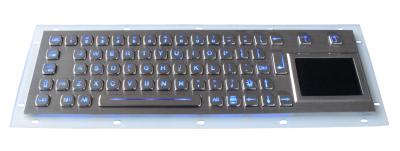 Metal o teclado retroiluminado de USB/teclado mecânico backlit com touchpad ruggedized