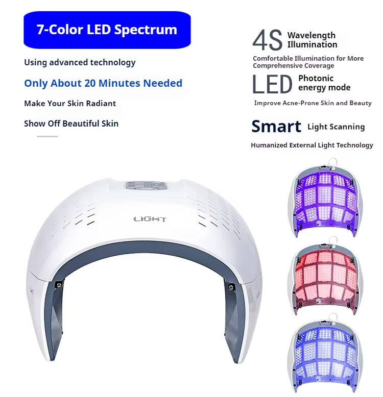Skin Rejuvenation Home Use Beauty Device 7 Colors PDT LED Light Therapy Phototherapy