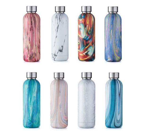 350/500/750/1000ML Eco Friendly Insulated Reusable Stainless Steel Gym Water Bottle 1 Litre Sports Metal Water Bottle Environmental Protection