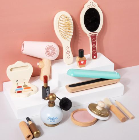 Cross-border wooden simple girls' dressing table girls' beech dressing table children's family education parent-child