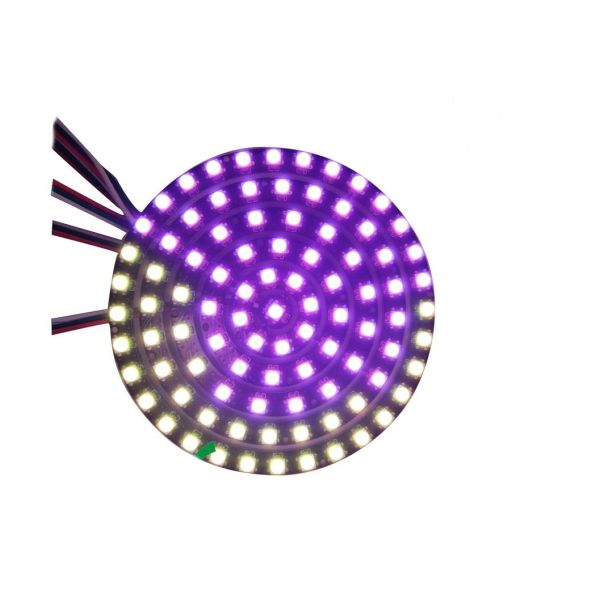 Digital Full Color RGB WS2812 SK6812 IC Pixel DC5V Circle Led Ring