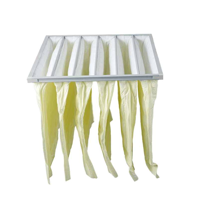 Commercial Purifier Hepa Fiberglass Pocket Filter Bags ROHS Certificated