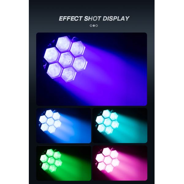 7×40W RGBW zoom waterproof light professional stage light Zoom Outdoor par Light