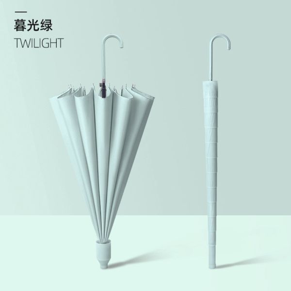 Multiple design Solid Color Custom Logo Printed Big Straight Umbrella with Waterproof Case Keeping dry Outdoor Umbrella