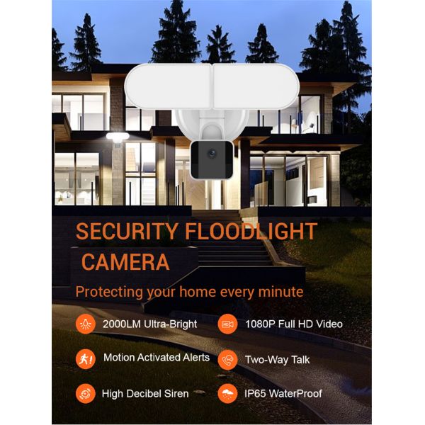 Security Floodlight Camera(DS-90-1078/ACA982)