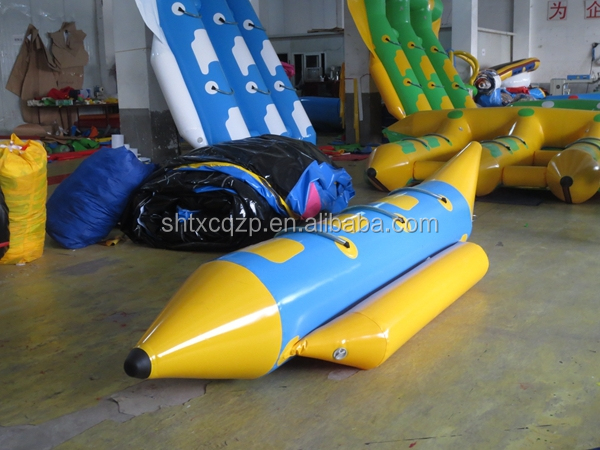 Portable Inflatable Flyfish Banana Boat Set PVC Material Easy Setup Water Sports Equipment Adults Family Fun Outdoor Adventures