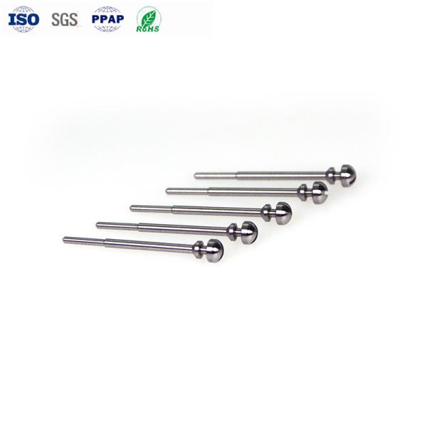 Stainless Steel 304 Needle Pin Polished Round Head One Word Slot Slender Shaft