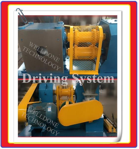 Tabuleta adesiva da parede que faz a máquina, granulador industrial do compressor do rolo