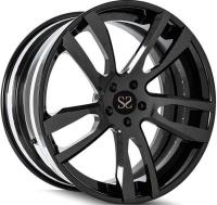A cara preta 3PC forjou as rodas de alumínio Ford Mustang 20x9.5 das bordas | 20x12.5